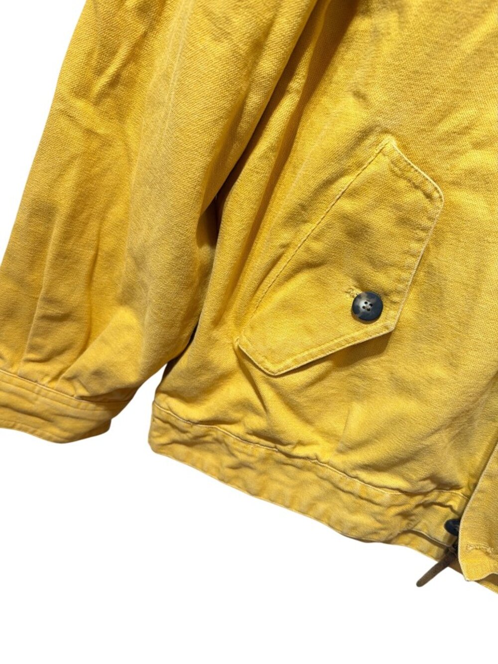 Lewis Creek Vintage 90's Yellow Duck Canvas Plaid Lined Harrington Bomber Jacket - Picture 4 of 10
